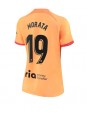 Atletico Madrid Alvaro Morata #19 Ausweichtrikot für Frauen 2022-23 Kurzarm